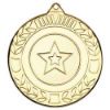 Picture of Wreath Medal (1in Centre) Gold - 2in