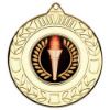 Picture of Wreath Medal (1in Centre) Gold - 2in