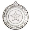 Picture of Wreath Medal (1in Centre) Silver - 2in
