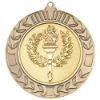 Picture of Wreath Medal (2in Centre) Antique Gold - 2.75in