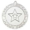 Picture of Wreath Medal (2in Centre) Silver - 2.75in