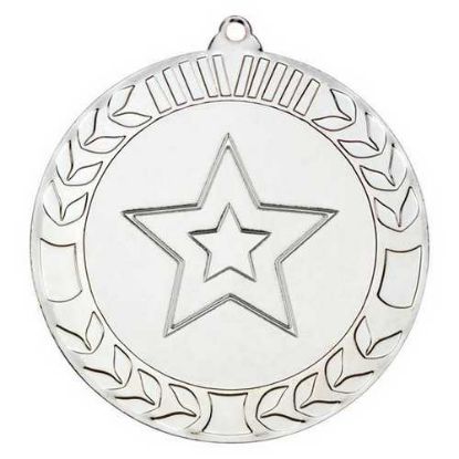 Picture of Wreath Medal (2in Centre) Silver