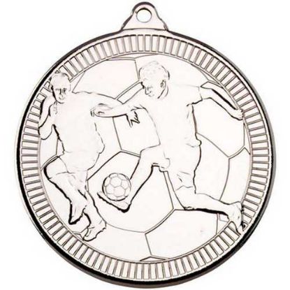 Picture of Football Multi Line Medal Silver - 2in