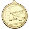Picture of Swimming Multi Line Medal Gold - 2in