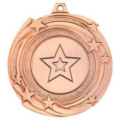 Picture of Star Cyclone Medal (1in Centre) Bronze