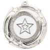 Picture of Star Cyclone Medal (1in Centre) Silver - 2in