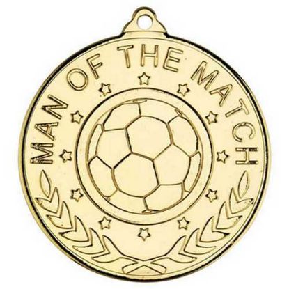 Picture of Football Man Of The Match Medal (1in Centre) - 2in