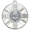 Picture of Union Flag Medal (1in Centre) Silver - 2in