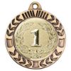 Picture of Wreath Medal Extra Thick (2in Centre) Antique Gold - 2.75in