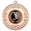 Picture of Tri Star Medal (1in Centre) Bronze - 2in