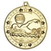 Picture of Swimming Tri Star Medal Gold - 2in