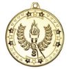 Picture of Victory Torch Tri Star Medal Gold - 2in