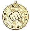 Picture of Martial Arts Tri Star Medal Gold - 2in