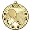 Picture of Tennis Tri Star Medal Gold - 2in