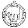 Picture of Rugby Tri Star Medal Silver - 2in