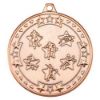 Picture of Multi Athletics Tri Star Medal Bronze - 2in