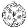 Picture of Multi Athletics Tri Star Medal Silver - 2in