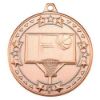 Picture of Basketball Tri Star Medal Bronze - 2in