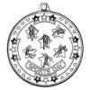 Picture of Sports Day Tri Star Medal Silver - 2in