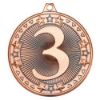 Picture of Tri Star Medal 3rd Bronze - 2in
