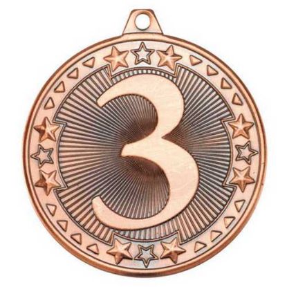 Picture of Tri Star Medal 3rd Bronze