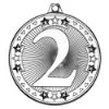 Picture of Tri Star Medal 2nd Silver - 2in