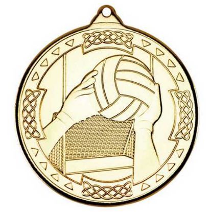 Picture of Gaelic Football Celtic Medal Gold - 2in