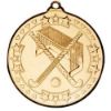 Picture of Hockey Tri Star Medal Gold - 2in