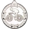 Picture of Cycling Tri Star Medal Silver - 2in