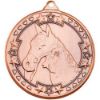 Picture of Horse Tri Star Medal Bronze - 2in