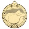 Picture of Table Tennis Tri Star Medal Gold - 2in