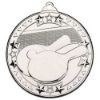 Picture of Table Tennis Tri Star Medal Silver - 2in