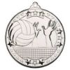 Picture of Volleyball Tri Star Medal Silver - 2in
