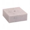 Picture of White Marble Square (1 Hole C|s) 3 X 3 X 1.125in