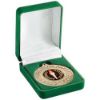 Picture of Deluxe Green Medal Box (40|50mm Recess) - 3in