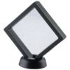 Picture of Black|clear Plastic Medal Box With Stand (For 50mm Medal) - 5in