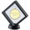 Picture of Black|clear Plastic Medal Box With Stand (For 50mm Medal) - 5in