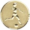 Picture of Metal Female Football Centre 25mm Gold - 1in