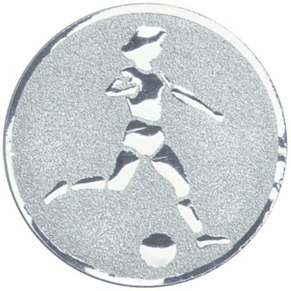 Picture of Metal Female Football Centre 25mm Silver - 1in