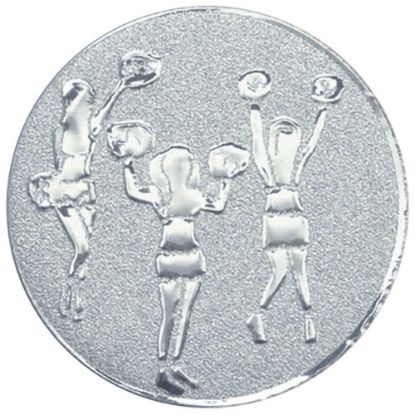 Picture of Metal Cheerleader Centre 25mm Silver