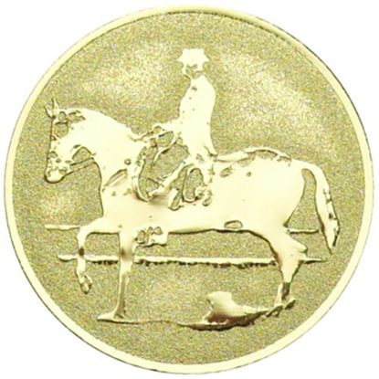 Picture of Metal Equestrian Centre 25mm Gold - 1in