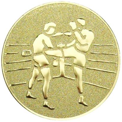 Picture of Metal Kick Boxing Centre 25mm Gold