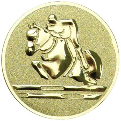 Picture of Metal Showjumping Centre 25mm Gold - 1in