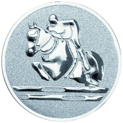 Picture of Metal Showjumping Centre 25mm Silver - 1in