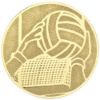 Picture of Metal Gaelic Football Centre 25mm Gold - 1in