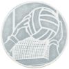 Picture of Metal Gaelic Football Centre 25mm Silver - 1in
