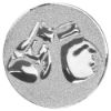 Picture of Metal Boxing Gloves Centre 25mm Silver - 1in