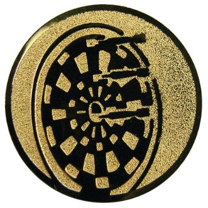 Picture of Metal Darts Centre 25mm Gold - 1in