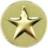 Picture of Metal Star Centre 25mm Gold - 1in