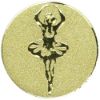 Picture of Metal Ballerina Centre 25mm Gold - 1in